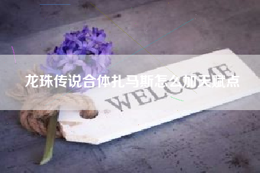 龙珠传说合体扎马斯怎么加天赋点