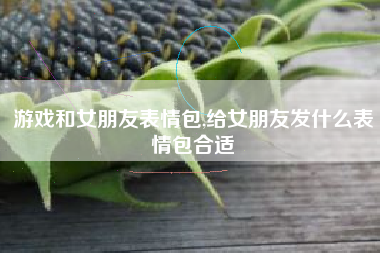 游戏和女朋友表情包,给女朋友发什么表情包合适