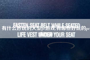 有什么好玩的大型pc游戏,有哪些好玩的pc端网游