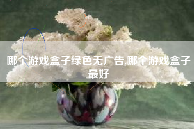 哪个游戏盒子绿色无广告,哪个游戏盒子最好