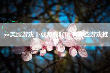 psv美服游戏下载游戏好玩,有哪些游戏推荐