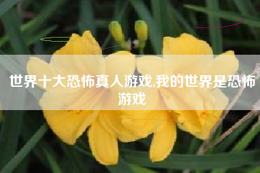 世界十大恐怖真人游戏,我的世界是恐怖游戏