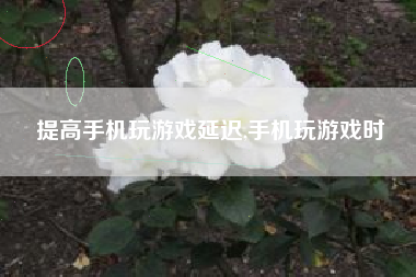 提高手机玩游戏延迟,手机玩游戏时