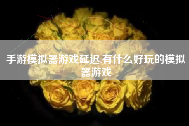 手游模拟器游戏延迟,有什么好玩的模拟器游戏