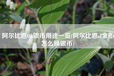 阿尔比恩OL银币用途一览(阿尔比恩ol金币怎么换银币)