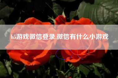 h5游戏微信登录,微信有什么小游戏