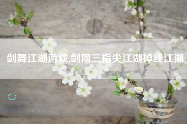 剑舞江湖游戏,剑网三指尖江湖掉线江湖