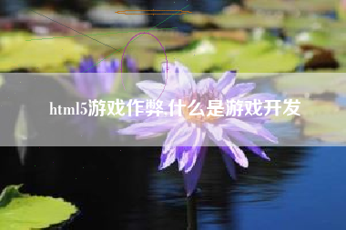 html5游戏作弊,什么是游戏开发