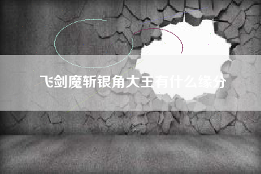 飞剑魔斩银角大王有什么缘分