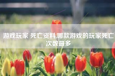 游戏玩家 死亡资料,哪款游戏的玩家死亡次数最多