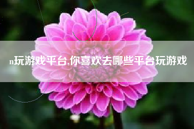 n玩游戏平台,你喜欢去哪些平台玩游戏