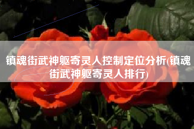 镇魂街武神躯寄灵人控制定位分析(镇魂街武神躯寄灵人排行)