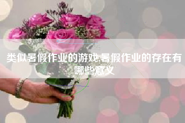 类似暑假作业的游戏,暑假作业的存在有哪些意义