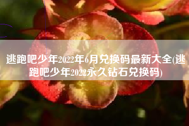 逃跑吧少年2022年6月兑换码最新大全(逃跑吧少年2022永久钻石兑换码)