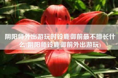 阴阳师外出游玩时铃鹿御前最不擅长什么(阴阳师铃鹿御前外出游玩)