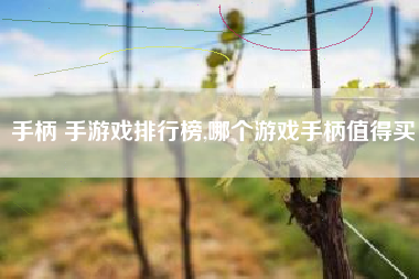 手柄 手游戏排行榜,哪个游戏手柄值得买