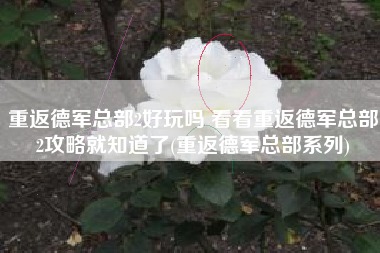 重返德军总部2好玩吗 看看重返德军总部2攻略就知道了(重返德军总部系列)