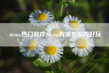 stema热门游戏,Steam有哪些游戏好玩