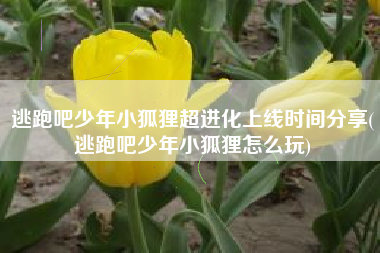 逃跑吧少年小狐狸超进化上线时间分享(逃跑吧少年小狐狸怎么玩)
