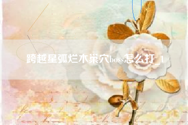 跨越星弧烂木巢穴boss怎么打_1