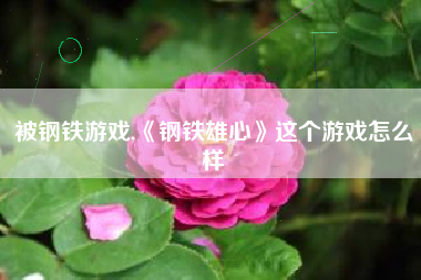 被钢铁游戏,《钢铁雄心》这个游戏怎么样