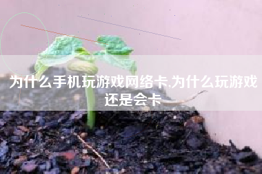 为什么手机玩游戏网络卡,为什么玩游戏还是会卡
