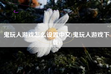 鬼玩人游戏怎么设置中文(鬼玩人游戏下载)