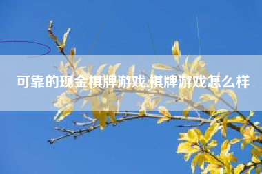 可靠的现金棋牌游戏,棋牌游戏怎么样