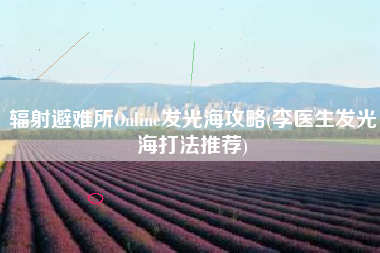 辐射避难所Online发光海攻略(李医生发光海打法推荐)