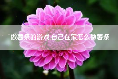 做薯条的游戏,自己在家怎么做薯条
