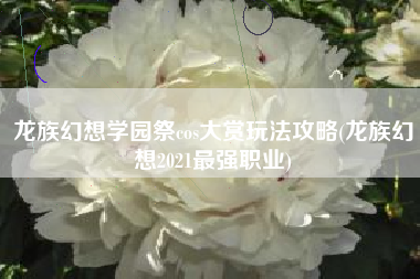 龙族幻想学园祭cos大赏玩法攻略(龙族幻想2021最强职业)