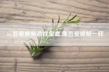 ios吾爱破解游戏宝盒,像吾爱破解一样