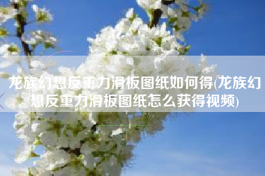 龙族幻想反重力滑板图纸如何得(龙族幻想反重力滑板图纸怎么获得视频)