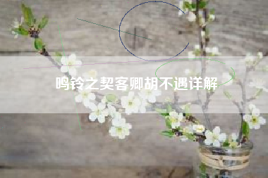 鸣铃之契客卿胡不遇详解