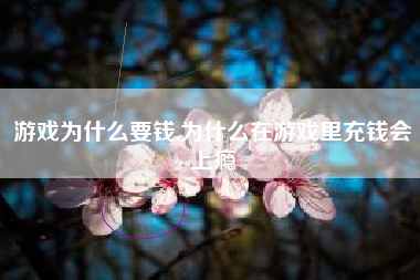 游戏为什么要钱,为什么在游戏里充钱会上瘾