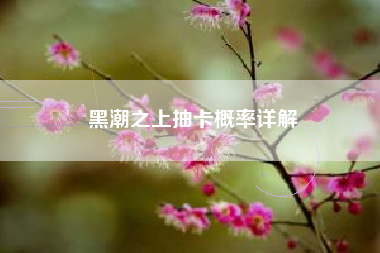 黑潮之上抽卡概率详解