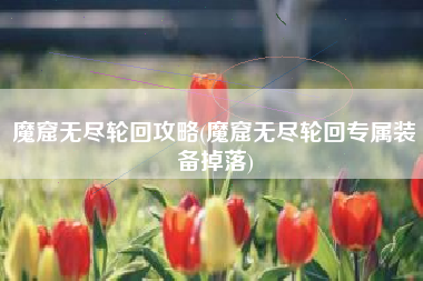 魔窟无尽轮回攻略(魔窟无尽轮回专属装备掉落)