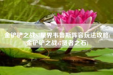金铲铲之战S7星界韦鲁斯阵容玩法攻略(金铲铲之战s7贤者之石)