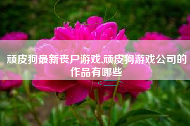 顽皮狗最新丧尸游戏,顽皮狗游戏公司的作品有哪些