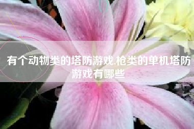 有个动物类的塔防游戏,枪类的单机塔防游戏有哪些