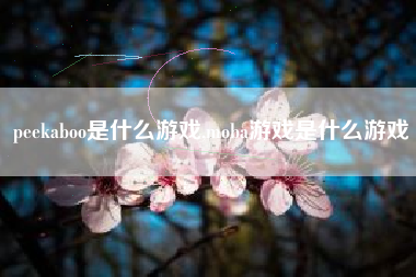 peekaboo是什么游戏,moba游戏是什么游戏