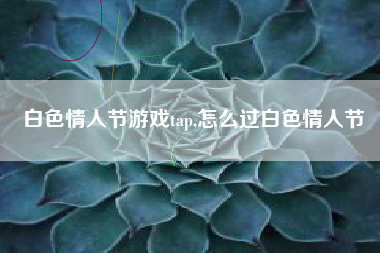 白色情人节游戏tap,怎么过白色情人节