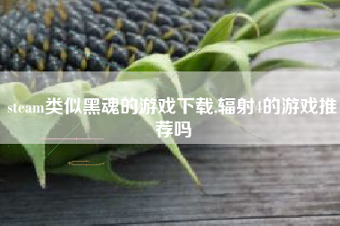 steam类似黑魂的游戏下载,辐射4的游戏推荐吗