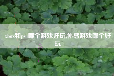 xbox和ps4哪个游戏好玩,体感游戏哪个好玩