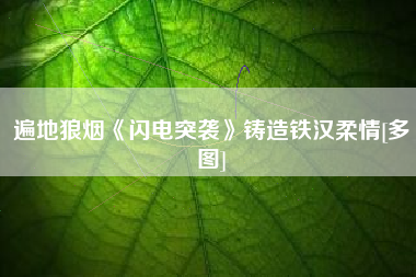 遍地狼烟《闪电突袭》铸造铁汉柔情[多图]