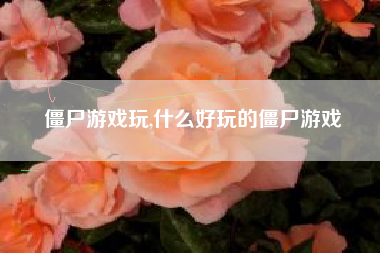 僵尸游戏玩,什么好玩的僵尸游戏