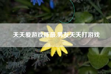 天天爱游戏陈最,男友天天打游戏
