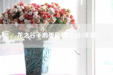 龙之谷手游更新(龙之谷2手游)
