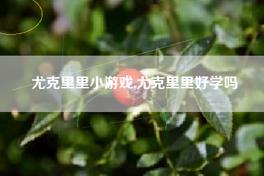 尤克里里小游戏,尤克里里好学吗