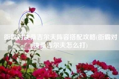 街霸对决桑吉尔夫阵容搭配攻略(街霸对决桑吉尔夫怎么打)